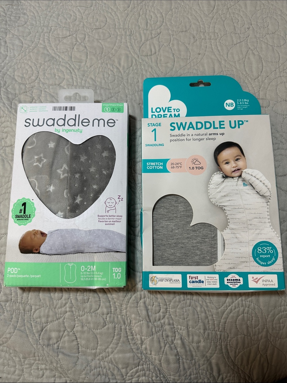 Love To Dream Swaddle Up/Me Original Stage 1 Swaddling Newborn 5-8.5 Lbs Sealed